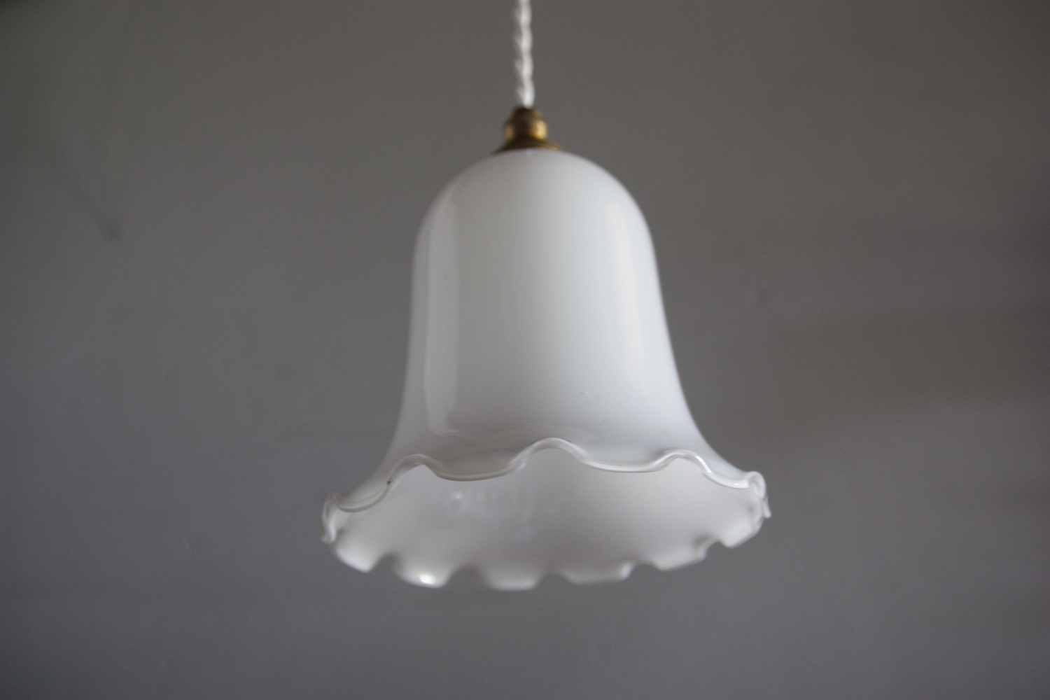 antique glass pendant light